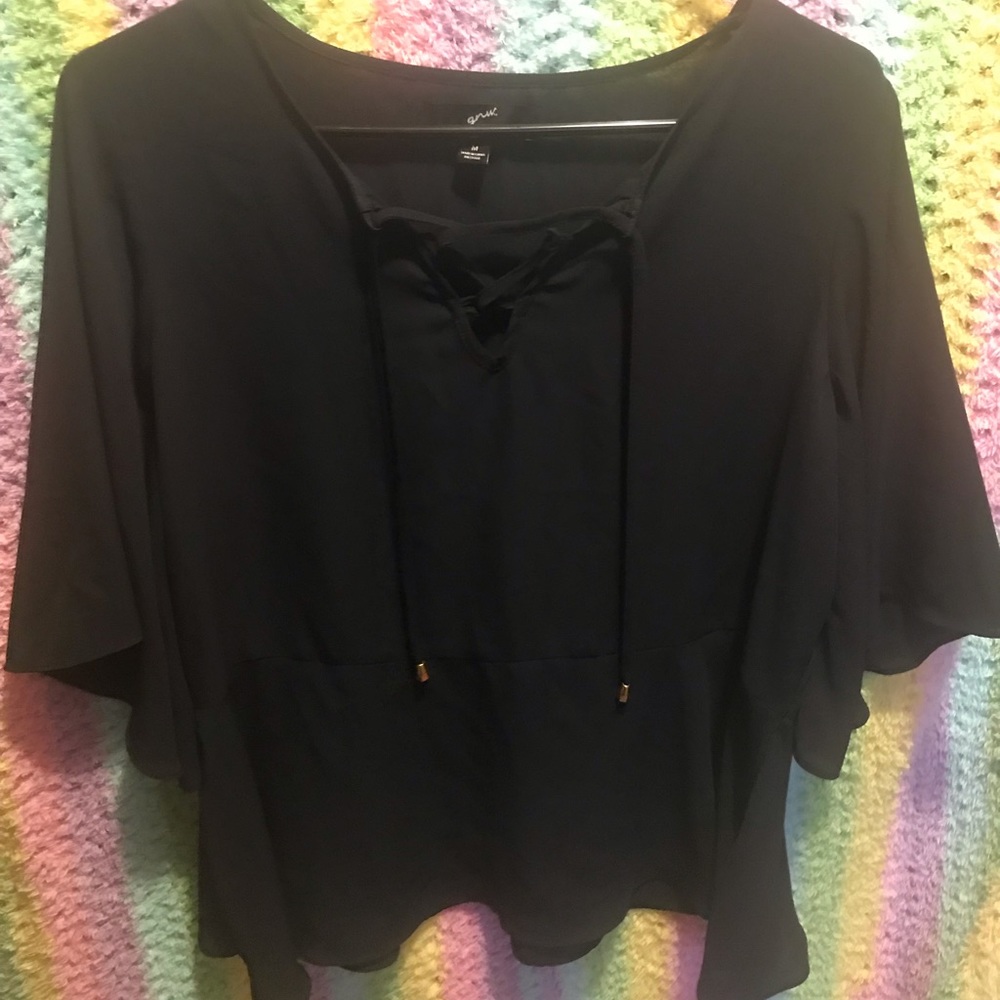Black dress shirt